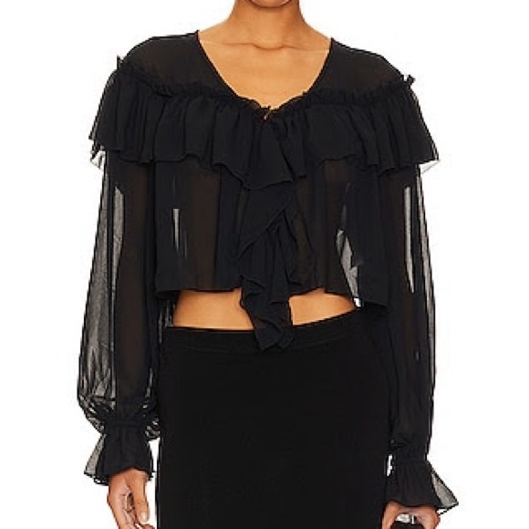 REVOLVE Tularosa Margot Ruffle Top - Picture 3 of 5